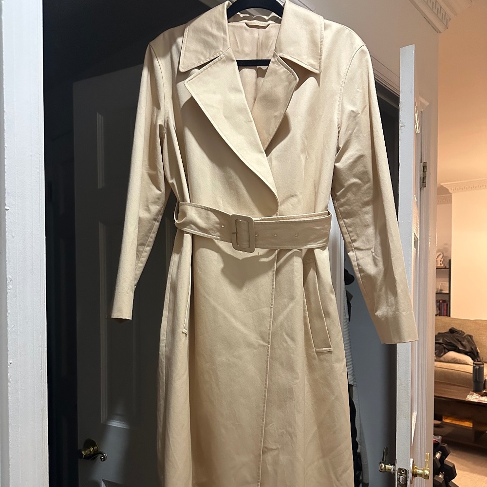 & other stories tan trench coach